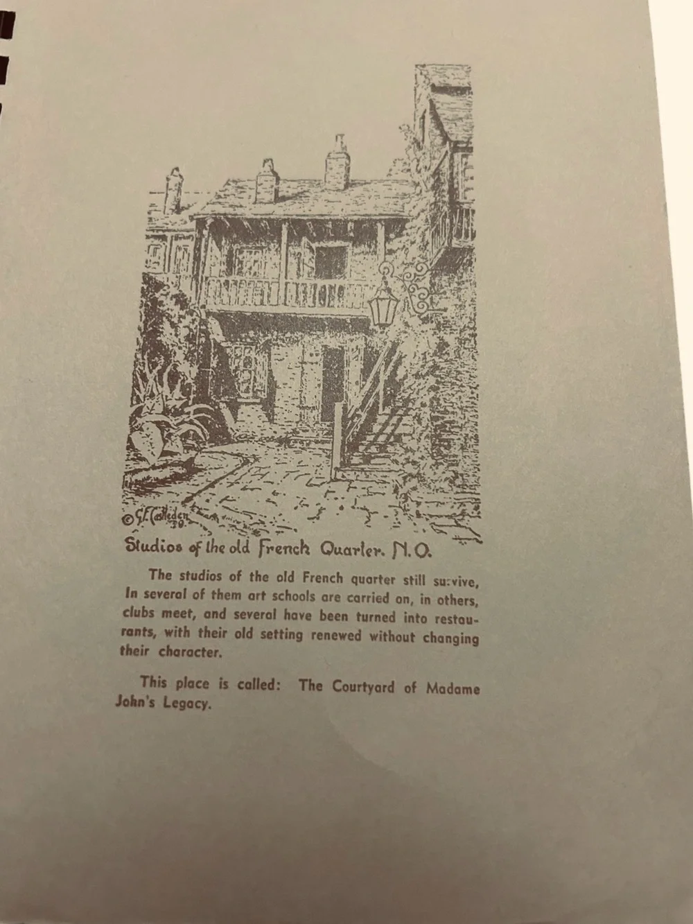 A Antique vintage Book of Famous Old New Orleans Recipes